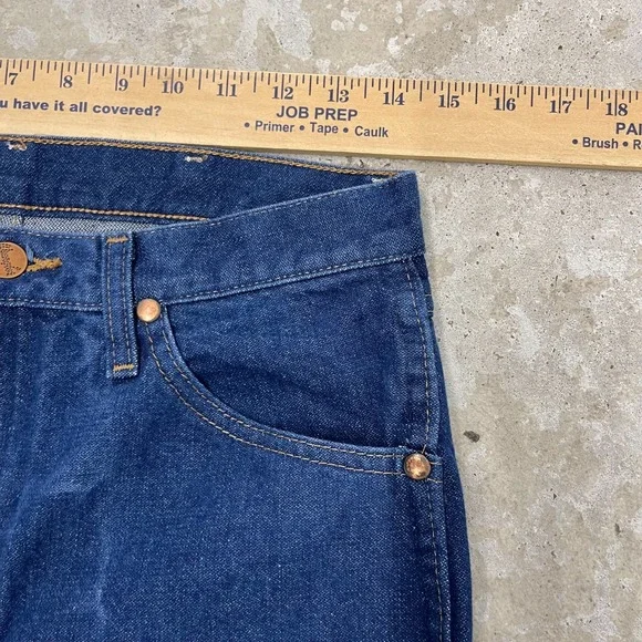 Wrangler Jeans 30x34 Blue Pant Cowboy Western‎ 13MWZ Denim Vintage Fits 28x33 - Picture 13 of 16